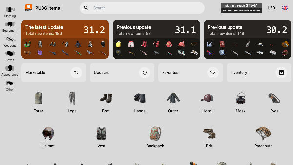 PUBG Items